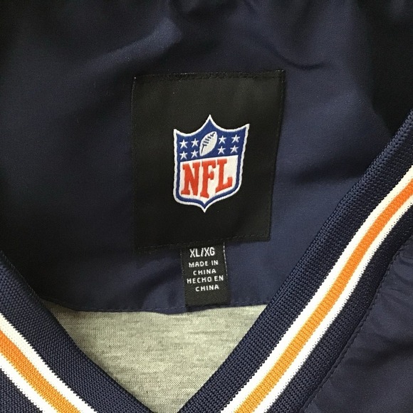 Y2K Denver Broncos Jacket Mens XL Pullover Windbreaker Embroider NFL Football - Picture 4 of 11